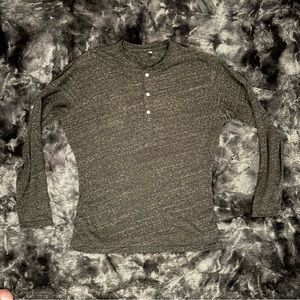 State & Liberty Charcoal Athletic Fit Henley